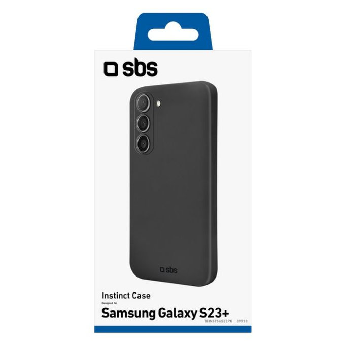 Etui do Samsung S23+, Instinct, Czarny, Black, SBS