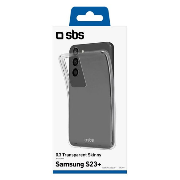 Etui do Samsung S23+, Skinny, Przezroczysty, Transparent, SBS