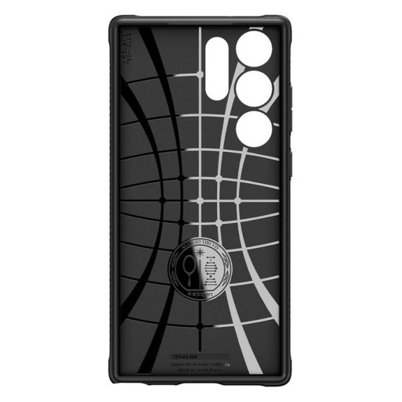 Etui do Samsung S23 Ultra, Rugged Armor, Matte Black, Spigen