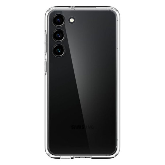 Etui do Samsung S23, Ultra Hybrid, Crystal Clear, Spigen