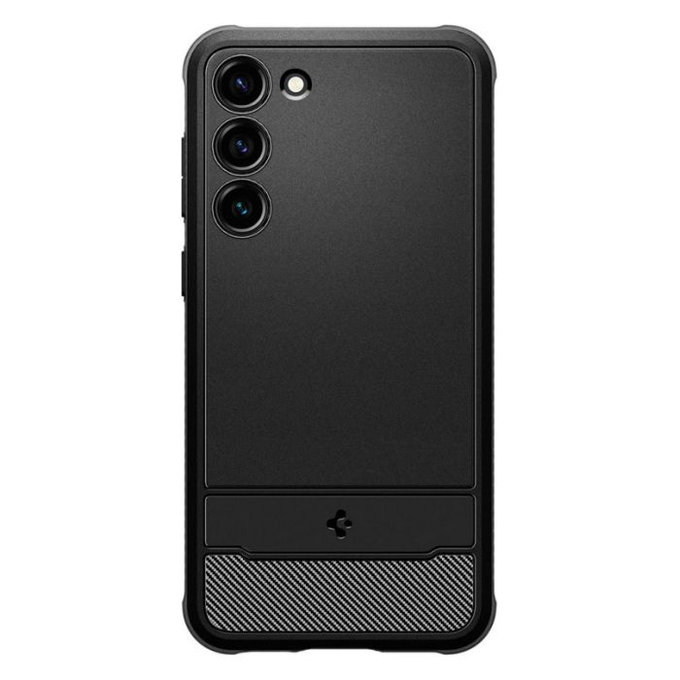 Etui do Samsung S23, Rugged Armor, Matte Black, Spigen