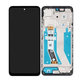 Wyświetlacz do Motorola Moto G73, Ekran dotykowy z ramką, 5D68C22272, Czarny, Black, Genuine Service Pack