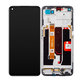 Wyświetlacz do Oppo A54 5G, A74 5G, Ekran dotykowy z ramką, Fluid Black, TFT