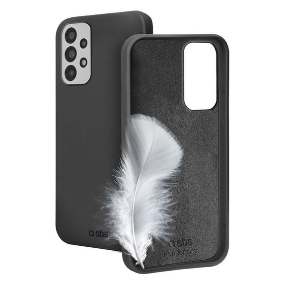 Etui do Samsung A54 5G, Instinct, Czarny, Black, SBS