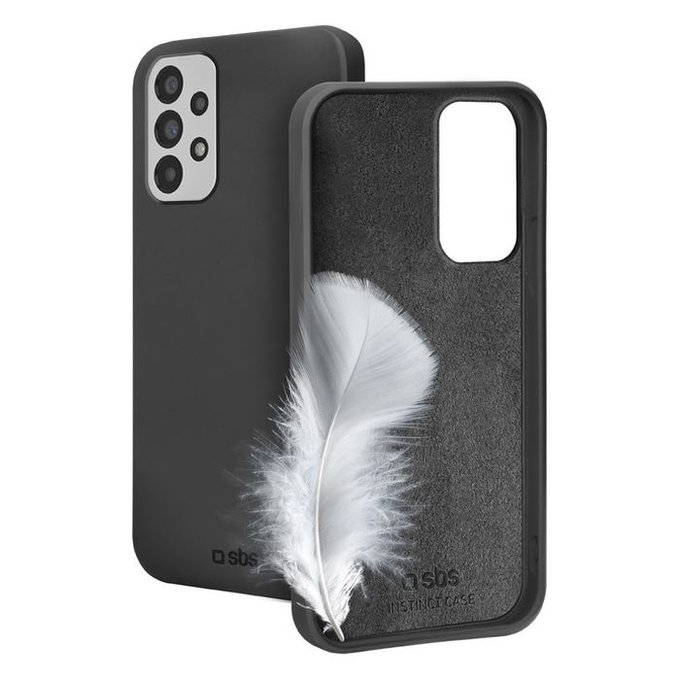 Etui do Samsung A54 5G, Instinct, Czarny, Black, SBS