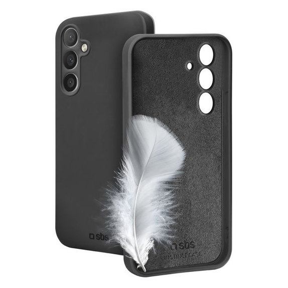 Etui do Samsung A34 5G, Instinct, Czarny, Black, SBS