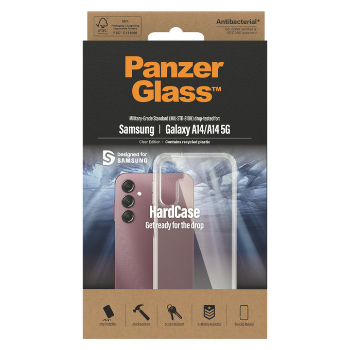 Etui HardCase AB do Samsung Galaxy A14/A14 5G, Przezroczyste, PanzerGlass