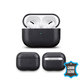 Etui do AirPods Pro 2, Skórzane, Czarny, Black, FixPremium