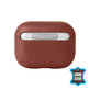 Etui do AirPods 3, Skórzane, Brązowy, Brown, FixPremium