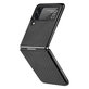 Etui do Samsung Z Flip 2, Carbon, Czarny, Black, FixPremium