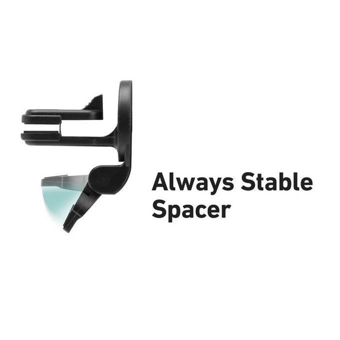 Uchwyt Samochodowy Gripper, do kratki, czarny, black, SBS
