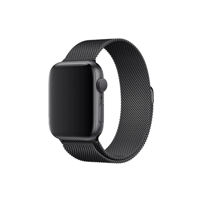 Pasek Milanese Loop do Watch (42, 44, 45, 49mm) | czarny | black | FixPremium