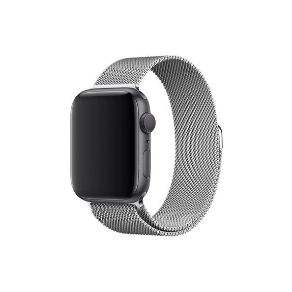 Pasek Milanese Loop do Watch (42, 44, 45, 49mm) | srebrny | silver | FixPremium