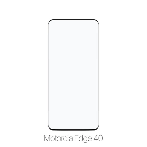 Szkło Hartowane do Motorola Edge 40, 3D FullCover, FixPremium