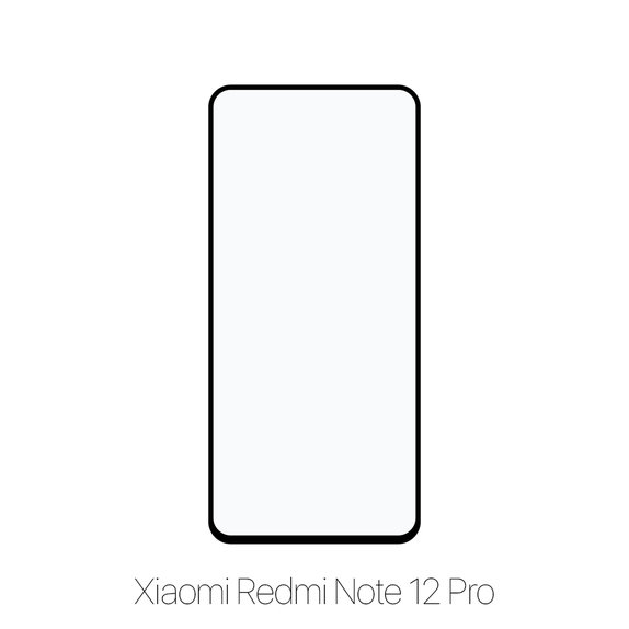 Szkło hartowane do Xiaomi Redmi Note 12 Pro, FullCover Glass, FixPremium