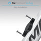 Mocowanie do AirTag na rower, czarny, black, FixPremium