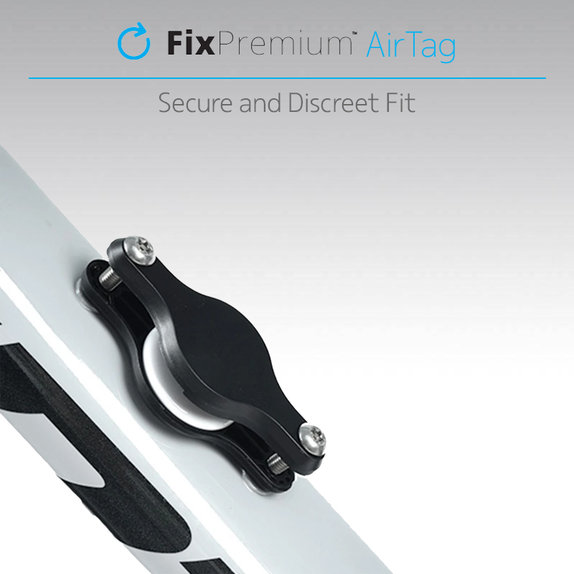 Mocowanie do AirTag na rower, czarny, black, FixPremium