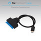 Kabel USB / SATA 2.5", czarny, black, FixPremium