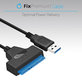 Kabel USB / SATA 2.5", czarny, black, FixPremium