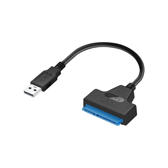 Kabel USB / SATA 2.5", czarny, black, FixPremium