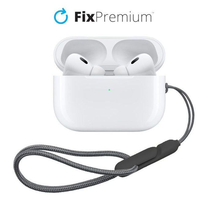 Pasek do AirPods Pro 2, czarny, black, FixPremium