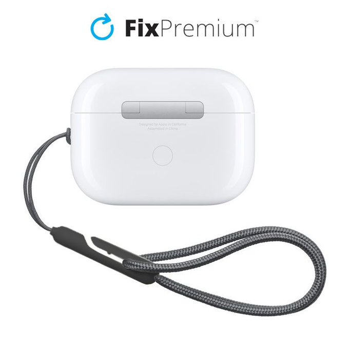 Pasek do AirPods Pro 2, czarny, black, FixPremium