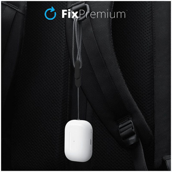 Pasek do AirPods Pro 2, czarny, black, FixPremium