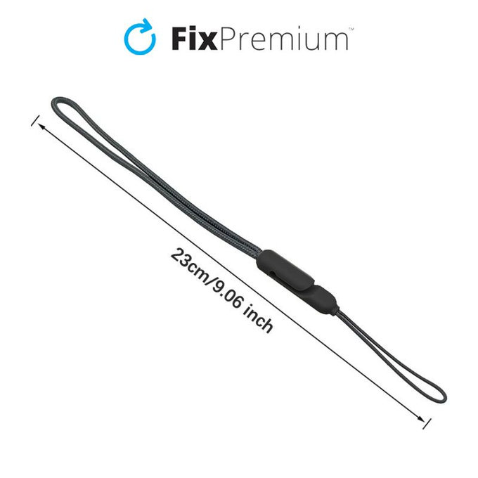 Pasek do AirPods Pro 2, czarny, black, FixPremium