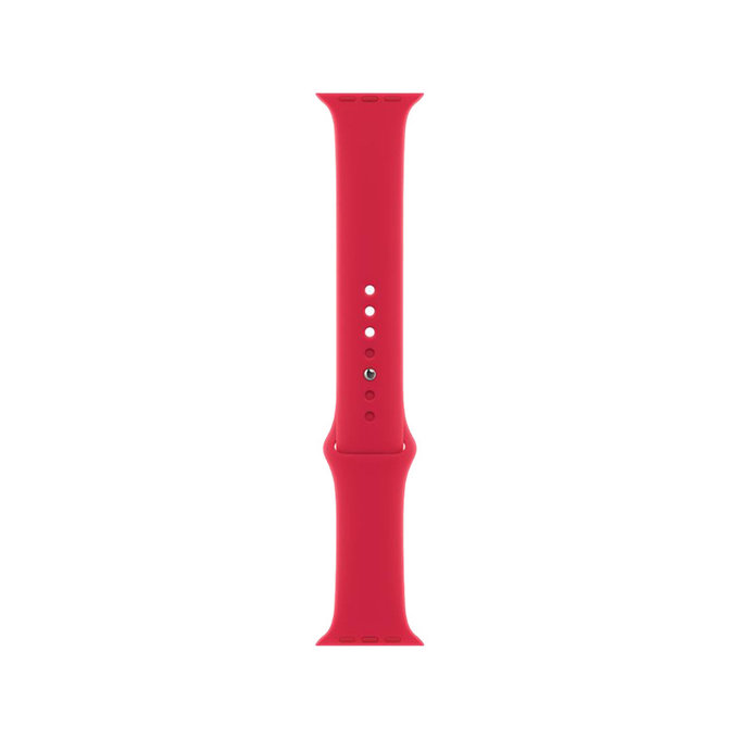 Pasek Silikonowy do Watch (38, 40, 41mm) | czerwony | red | FixPremium