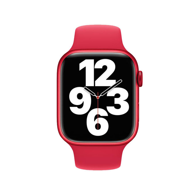 Pasek Silikonowy do Watch (38, 40, 41mm) | czerwony | red | FixPremium