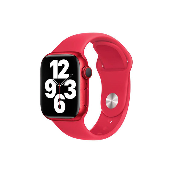 Pasek Silikonowy do Watch (38, 40, 41mm) | czerwony | red | FixPremium