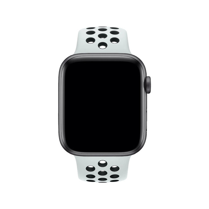Pasek Silikonowy Sportowy do Watch (38, 40, 41mm) | biały | white | FixPremium