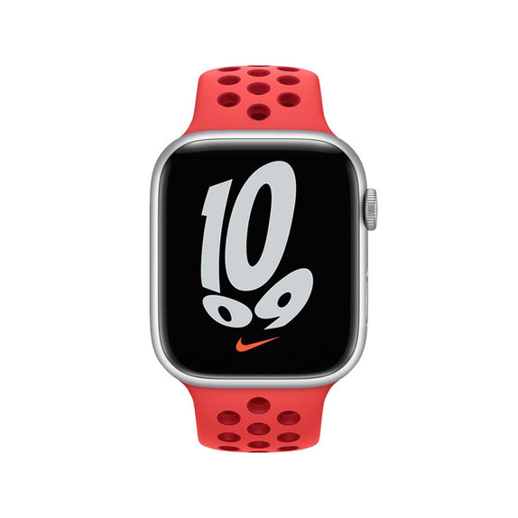 Pasek Silikonowy Sportowy do Watch (42, 44, 45, 49mm) | czerwony | red | FixPremium