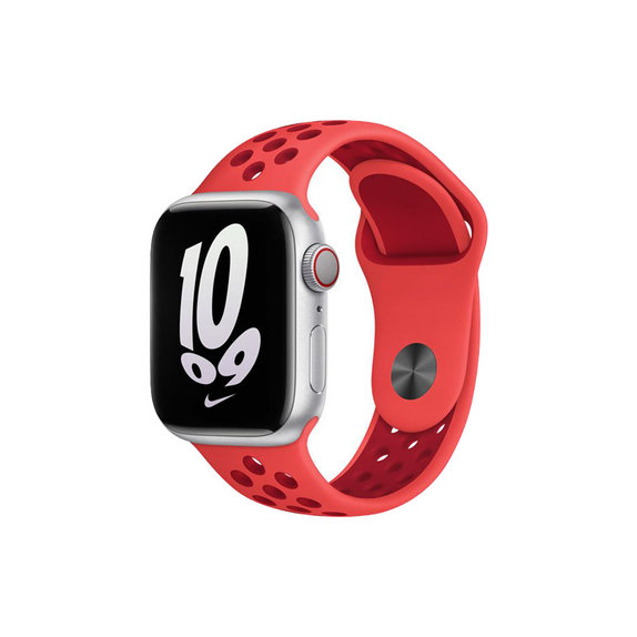 Pasek Silikonowy Sportowy do Watch (42, 44, 45, 49mm) | czerwony | red | FixPremium