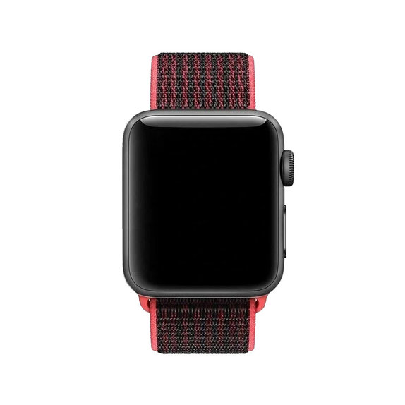 Pasek Nylonowy do Watch (42, 44, 45, 49mm) | czerwony | red | FixPremium