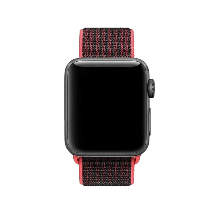 Pasek Nylonowy do Watch (42, 44, 45, 49mm) | czerwony | red | FixPremium