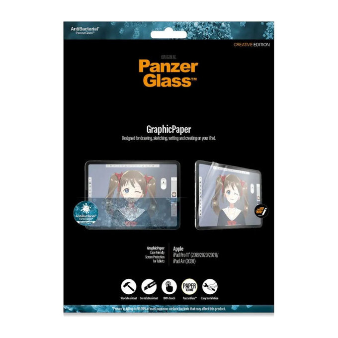 Folia ochronna GraphicPaper Case do iPad (7th Gen 2019), przezroczysta, PanzerGlass