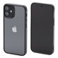 Etui do iPhone 12 mini, Invisible, Czarny, Black, FixPremium