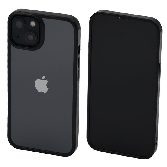 Etui do iPhone 13, 14, Invisible, Czarny, Black, FixPremium