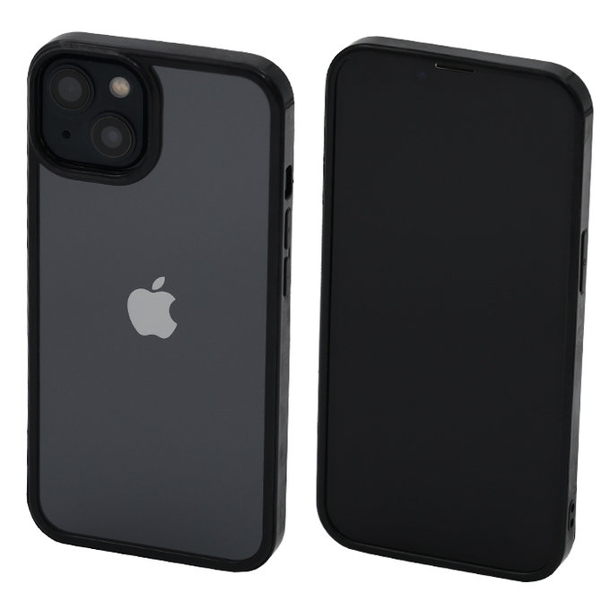 Etui do iPhone 13, 14, Invisible, Czarny, Black, FixPremium