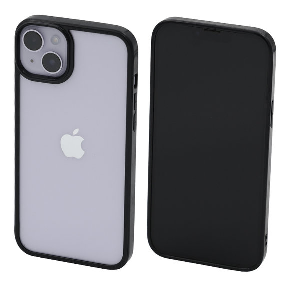 Etui do iPhone 14 Plus, Invisible, Czarny, Black, FixPremium