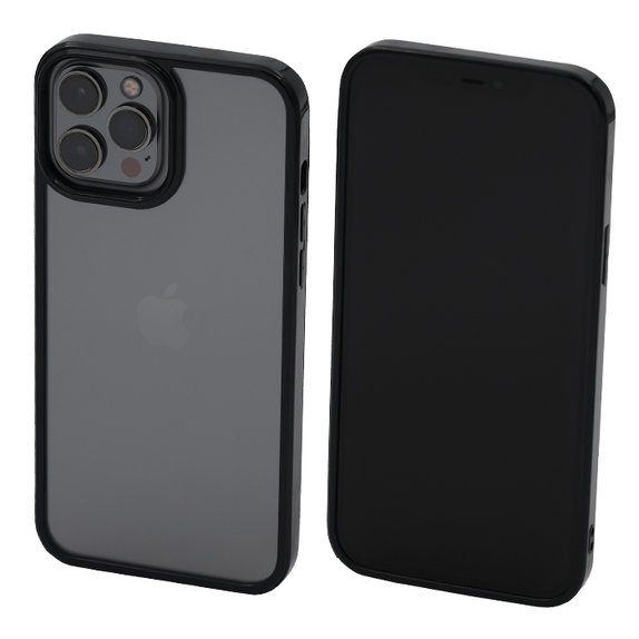 Etui do iPhone 14 Pro Max, Invisible, Czarny, Black, FixPremium