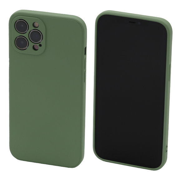Etui gumowe do iPhone 11 Pro, zielony, green, FixPremium