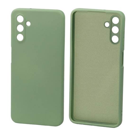 Etui gumowe do Samsung A13 5G, zielony, green, FixPremium