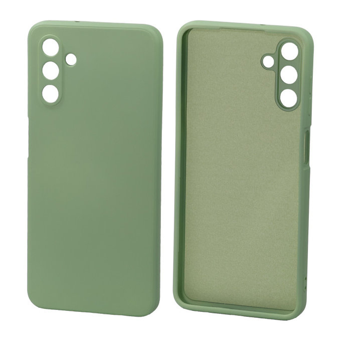 Etui gumowe do Samsung A13 5G, zielony, green, FixPremium