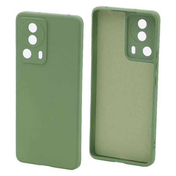 Etui gumowe do Xiaomi 13 Lite | zielony | green | FixPremium