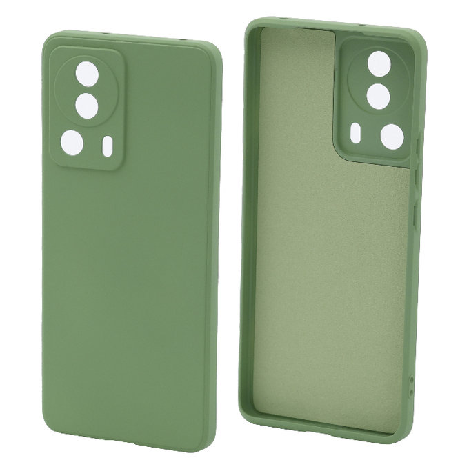 Etui gumowe do Xiaomi 13 Lite | zielony | green | FixPremium