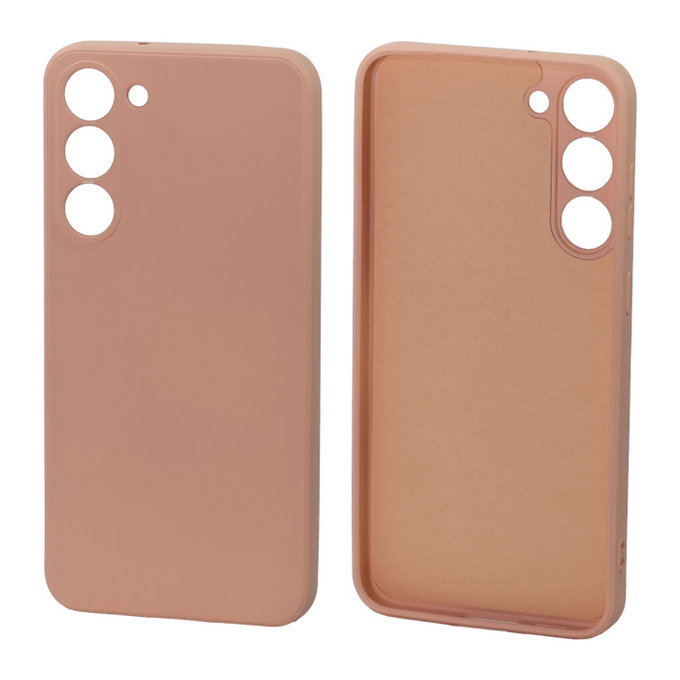Etui gumowe do Samsung S23 Plus, Pomarańczowy, Orange, FixPremium