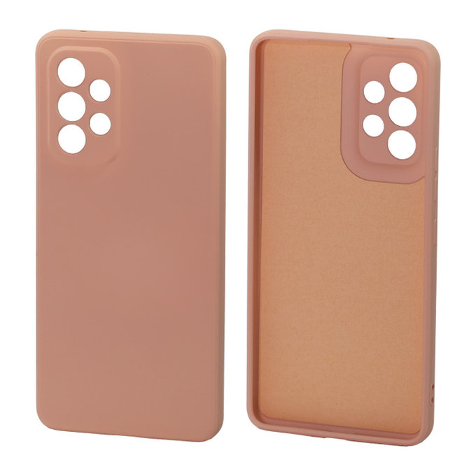 Etui gumowe do Samsung A53 5G, Pomarańczowy, Orange, FixPremium