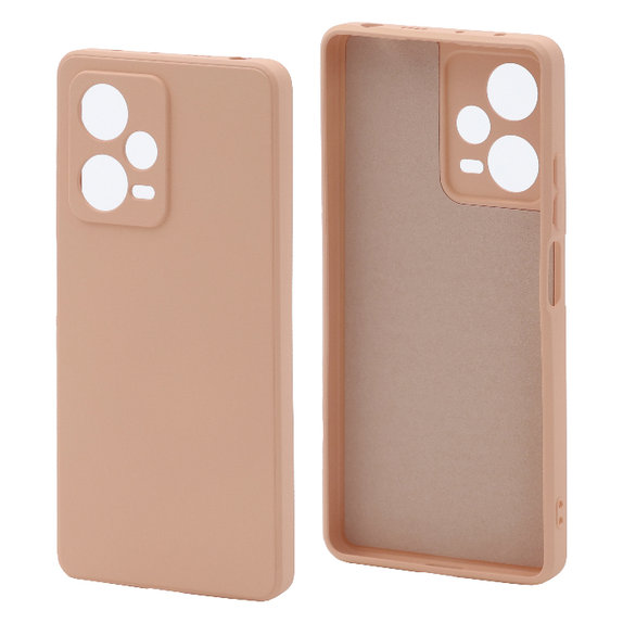 Etui gumowe do Xiaomi Redmi Note 12 Pro Plus, Pomarańczowy, Orange, FixPremium